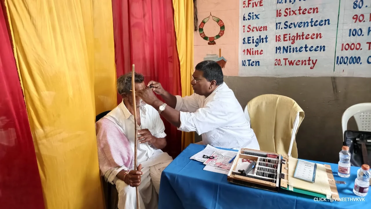Medical camp at Nalgonda